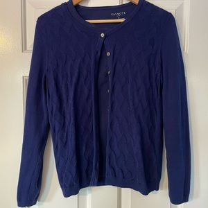 Talbots set. Cardigan sweater and matching long sleeve tee